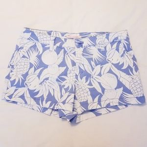 Victoria's Secret blue pineapple shorts